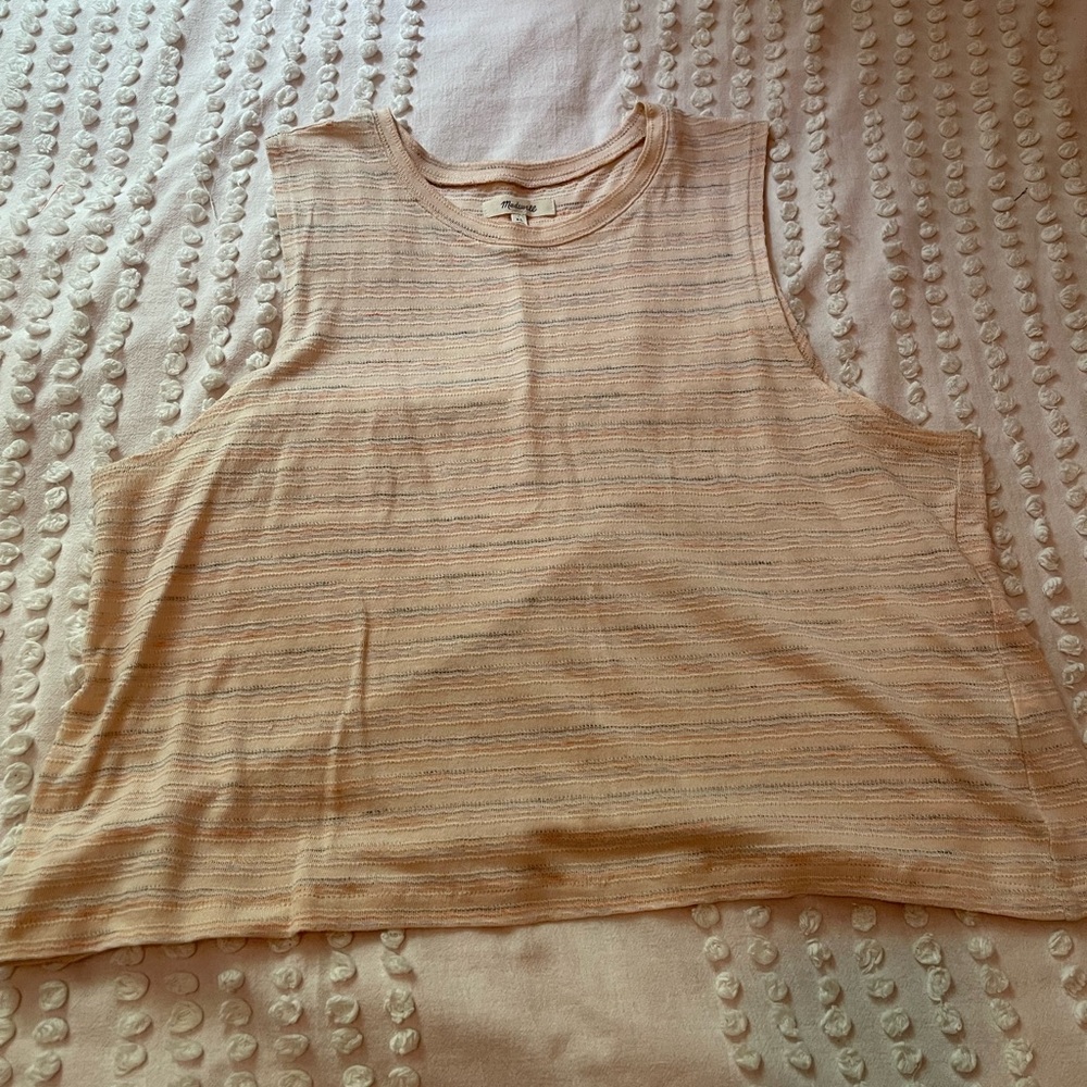 Madewell striped tank